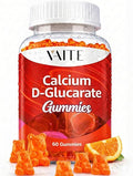 Calcium D-Glucarate Gummies 1000mg - CDG Cleanse Supplement for Men and Women Hormone Metabolism Balance &amp Menopause Supports Non-GMO Vegan Gluten Free Soy Free Supplements 60 Gummy Chewable
