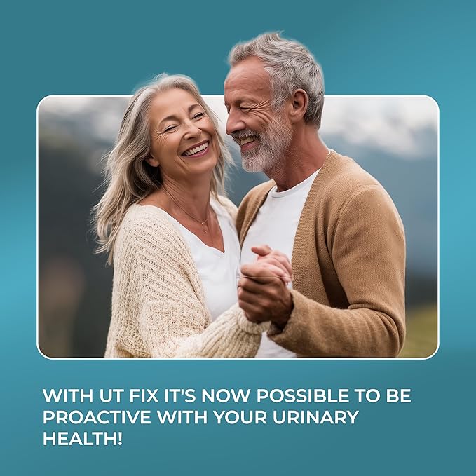 PUREHEALTH RESEARCH UT Fix - Urinary Tract Health Formula - Urinary Tract Support for Women &amp Men - Cranberry Supplement with D Mannose 1000mg Vitamin D3 &amp Bee Propolis - 60 Capsules