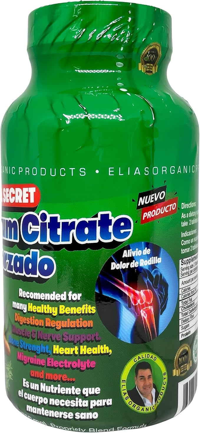 Magnesium Citrate Reforzado 60 Tablets