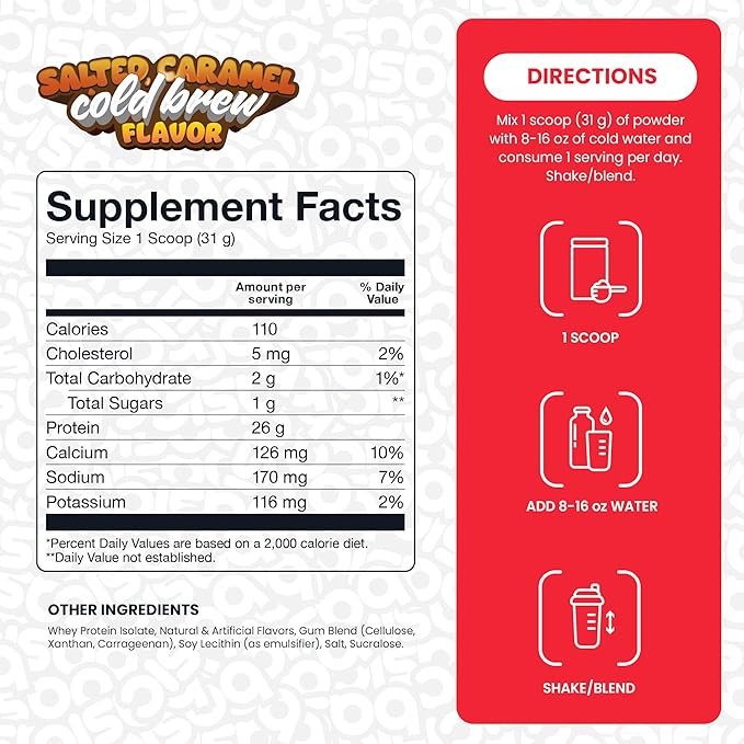 Basic Whey Protein Isolate 26g Protein 0g Fat Gluten-Free RBST-Free Rapid Absorption 110 Calories