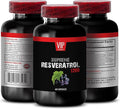 Antioxidant supplement men - SUPREME RESVERATROL 1200Mg - Resveratrol with quercetin Immune system booster premium antioxidants resveratrol red wine extract grape seed extract 1 Bot 60 Capsules