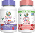 MaryRuth Organics Gummies for Kids–Multivitamin (Mixed Berry &amp Cherry) &amp Probiotic (Strawberry) | USDA Organic No Gelatin! | Vitamins for Immunity Gut Health &amp Overall Wellness | Vegan