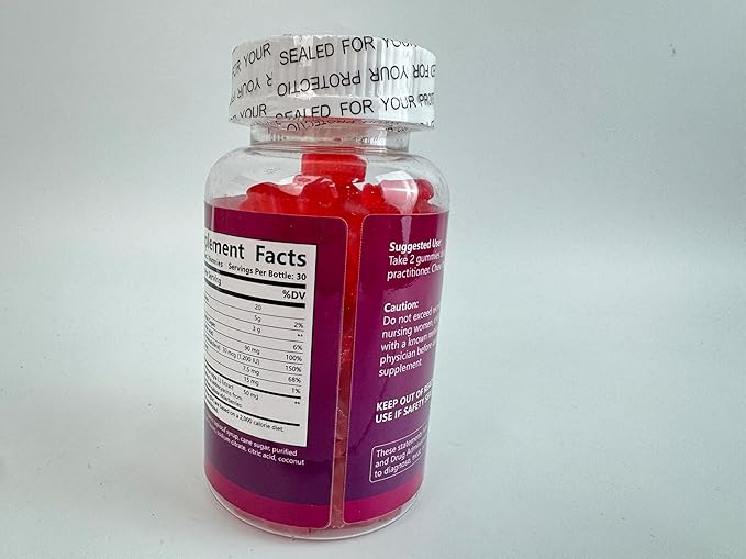 Elderberry Gummies with Vitamin C D3 Zinc Sodium Immune Support for Adults Gluten-Free Vegan 60 Gummies