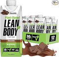 Lean Body Ready-to-Drink Plant-Based Vegan Chocolate Protein Shake 30g Protein No Artificial Flavors Sweeteners or Colors Non GMO Gluten Free Premium Pea &amp Rice Blend (Pack of 12)