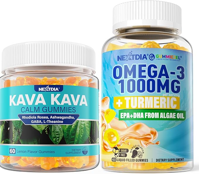 Omega 3 Kava Gummies 4 Pack