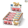 PERFECT SPORTS Diesel New Zealand Whey Protein Bars | Stevia Sweetened No Artificial Flavors | Low Sugar 18g Protein | 12 Pack (Chocolate Chip Cookie Dough)