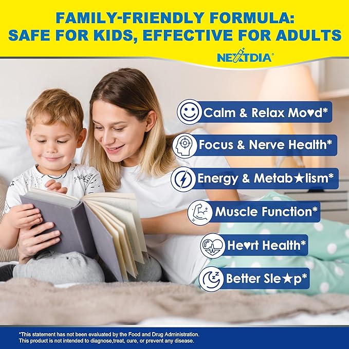 Magnesium Glycinate Gummies + Omega-3 Saffron for Kids 6+ &amp Adults Kids Focus Calm Magnesium Gummies Sugar Free Triple Magnesium Complex 500mg/250mg - Glycinate Malate Taurate Theanine