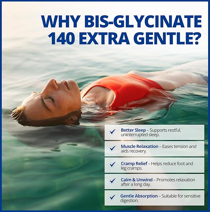 CanPrev Magnesium BisGlycinate Extra Gentle 140mg 120 v-Caps 120-Day Supply - Pure Elemental Magnesium Supplement Support Bone &amp Muscle Function Gentle on Stomach Perfect for Daily Magnesium N