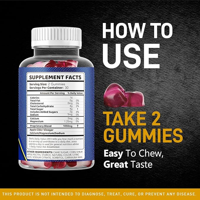 (2 Pack) Alpha Pro Force Gummies For Men - Official Alpha Pro Force Gummies Natural Premium Support Overall Health &amp Wellnes AlphaPro Force Advanced Formula Maximum Strength 120 Gummies For 2 Mo