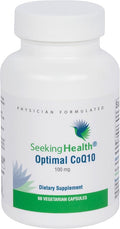 Seeking Health CoQ10 - Coenzyme Supplement for Heart Health &amp Energy Support - Antioxidant Capsules to Support Brain Health - 100 mg 60 Capsules