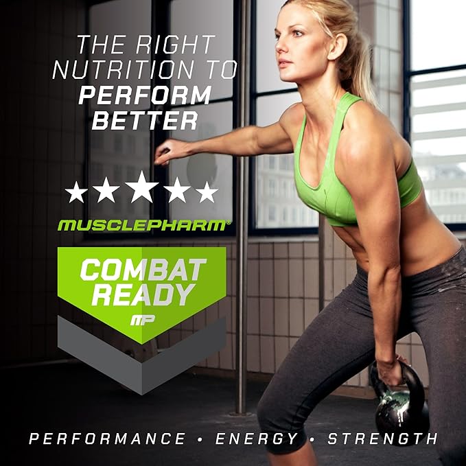 MusclePharm Combat Ready High Protein Shakes Ready to Drink 40g Protein 8g BCAAs 8.7g Glutamine 5g Fiber No Added Sugar Gluten Free Chocolate Fudge 17 Fl Oz (Pack of 12)