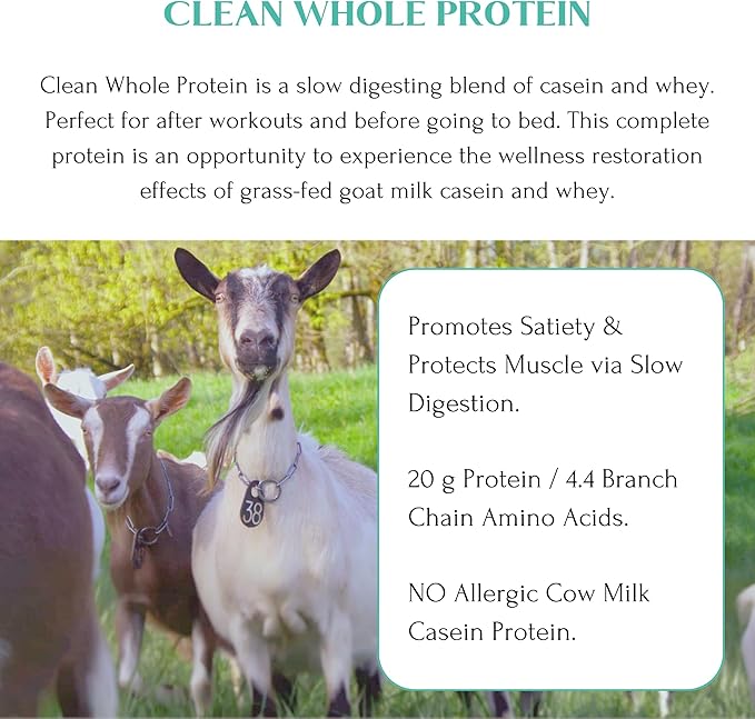 Mt. Capra Caprotein and Clean Whole Protein + Fermented Protein