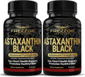 FREZZOR Astaxanthin Black with UAF1000+ Super Antioxidant 12mg Astaxanthin per Serve 120 Softgels 2 Month Supply