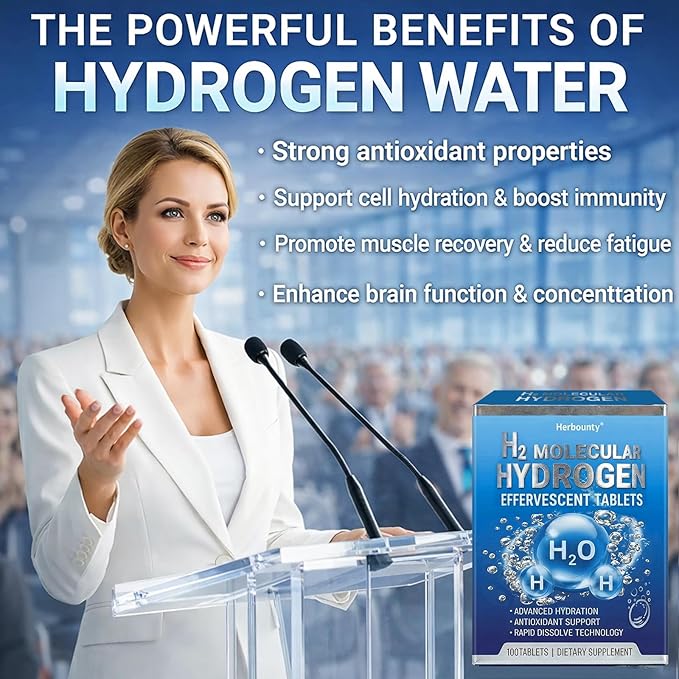 H2 Molecular Hydrogen Water Tablets with Magnesium 100 Counts High PPM Molecular Hydrogen Hydrogen Tablets for Drinking Water Rapid Dissolve Technology Lemon &amp Raspberry Flavors