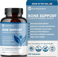 Calcium Supplement for Women &amp Men - Calcium Citrate &amp Hydroxyapatite + Vitamin D3 K2 Magnesium Zinc &amp More for Complete Bone Health 180 Tablets