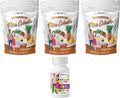 BariatricPal 90-Day Bariatric Vitamin Bundle (Multivitamin ONE 1 per Day! Capsule with 18mg Iron and Calcium Citrate Soft Chews 500mg with Probiotics - Piña Colada)