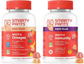 SmartyPants Kids Daily Nutrition &amp Immunity Bundle: Multivitamin + Multi &amp Immunity Gummies with Vitamins C D3 B12 A &amp Zinc – Gluten Free Non-GMO 60 Count Each (Pack of 2)