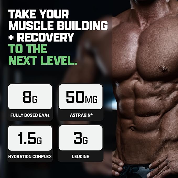 Nutrex Research EAA Hydration | EAAs + BCAAs Powder | Muscle Recovery Strength Muscle Building Endurance | 8G Essential Amino Acids + Electrolytes | Maui Twist Flavor 30 Serving