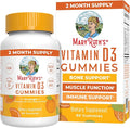 MaryRuth Organics Vitamin D3 Gummies | 2 Month Supply | Adults &amp Kids Vitamin D Gummy | Immune Support Supplement | VIT D3 1000IU for Bone Health&ampMuscle Function | Vegan | Non-GMO | Gluten Fre