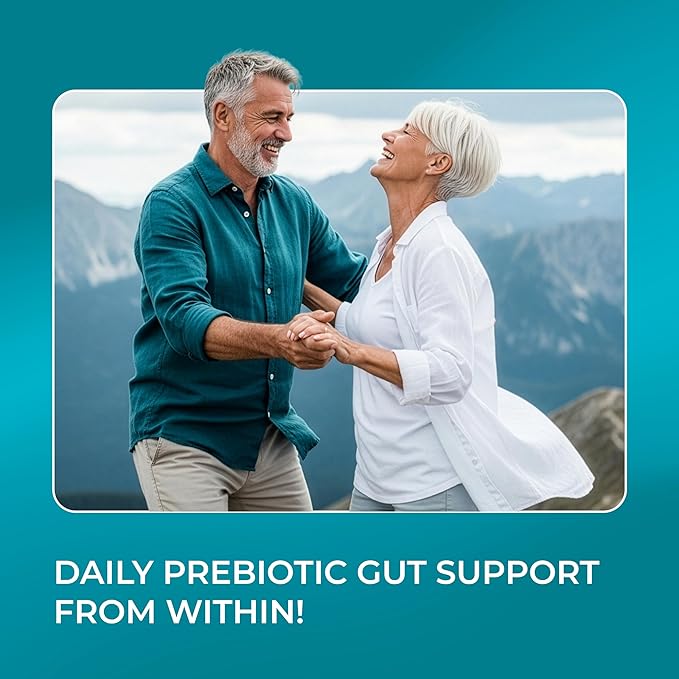 PUREHEALTH Research Improbiome - Prebiotic Fiber - Natural Support for Healthy Gut Prebiotics - Digestive Nutritional Supplements - with Jerusalem Artichoke Apple Pectin &amp More - 90 Capsules