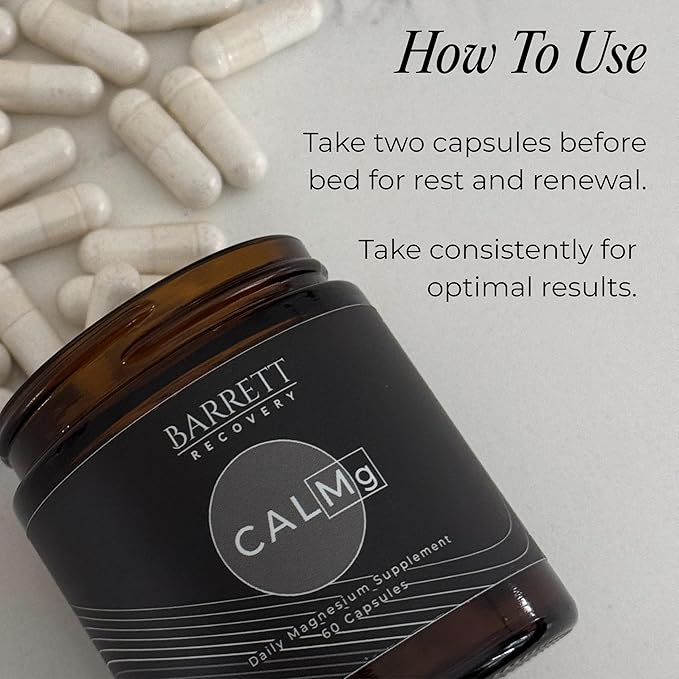 CALMg Magnesium Supplement for Enhanced Sleep &amp Relaxation. Ultimate Sleep aid with Seven Types of Magnesium for Wellness &amp Recovery Support. Ideal for Post-Surgery Comfort and Sleep Enhancing