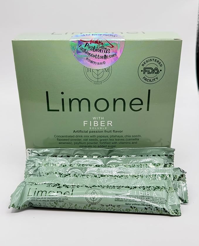 Limonel Prebiotic Fiber Supplement for Digestive Health 30 ea. on The go