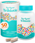 Let Loose Daily Tribiotic Pills - Probiotics Prebiotics and Postbiotics to Feed Your Microbiome and Support Smooth Daily Digestion Gut Health Gut Lining Repair for Women and Men 30 Capsules