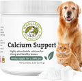Wholistic Pet Organics Pure Powder Calcium for Dogs and Cats - Supports Strong Bones Teeth &amp Muscles - Sea Coral Cat and Dog Calcium Supplement with 72 Trace Minerals - Pet Food Topper - 60 Scoop