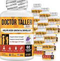 NuBest Doctor Taller Kids with Multivitamins Multimineral Calcium Chewable Tablets Calcium Supplement for Kids Ages 2 to 9 - Grape Flavor - Helps Kids Healthy - 12 Pack