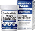 Physician's Choice Probiotics for Men - 70 Billion CFU - 8 Strains - w/Selenium &amp Organic Prebiotics - Supports Digestive Health Microbiome Colon &amp Immune Health - Advanced Men's Probiotic