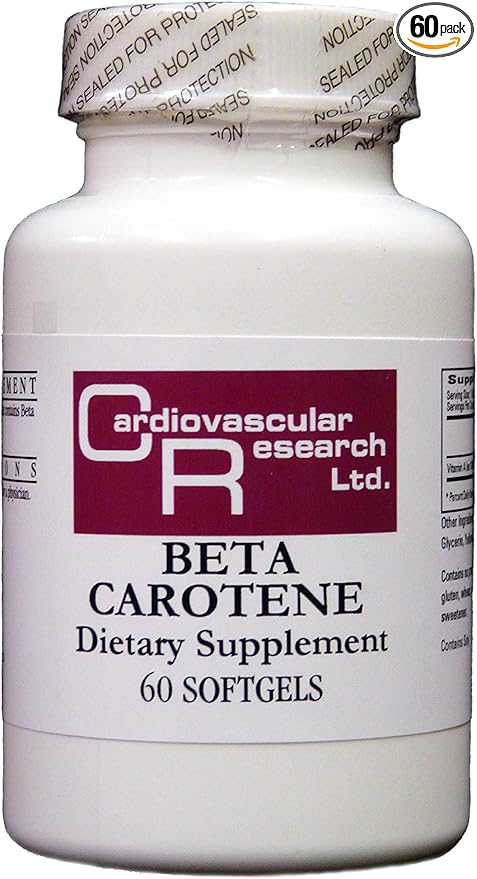 Cardiovascular Research Beta Carotene 3000 mcg 60 softgels