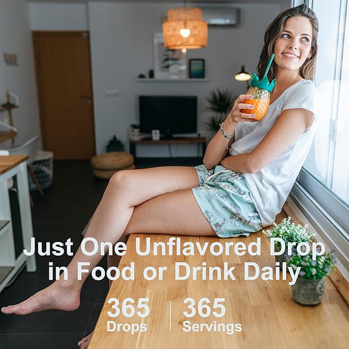 Carlson - Super Daily D3 6000 IU (150 mcg) per Drop Liquid Vitamin D3 1-Year Supply Non-GMO Unflavored 365 Vegetarian Drops (10.3 mL)
