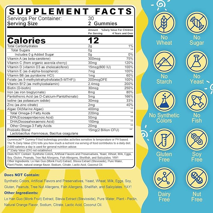 Whole Food Vitamin C Gummies + Kids Multivitamin Gummies