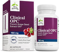 Terry Naturally Clinical OPC - Cardiovascular Health &amp Focus Support Supplement - Dietary Supplement with Grape Seed Extract &amp Sunflower Lecithin - Immune Support Supplement - 150 mg 60 Softg