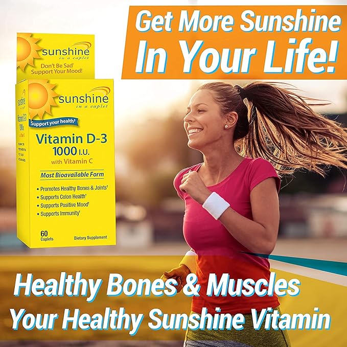 Nutritionworks Sunshine in a Caplet Vitamin D Caplets 60 Caplets (Pack of 2)