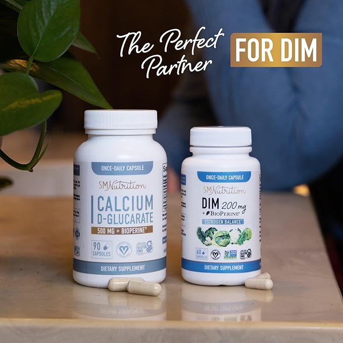 Sulforaphane Complex with Calcium D-Glucarate | Hormone Balancing Bundle with Advanced Microbeadlet Hormone Balance Supplement (60 Servings) and Vegan Gluten Free Non-GMO CDG Supplement (90 Servings)