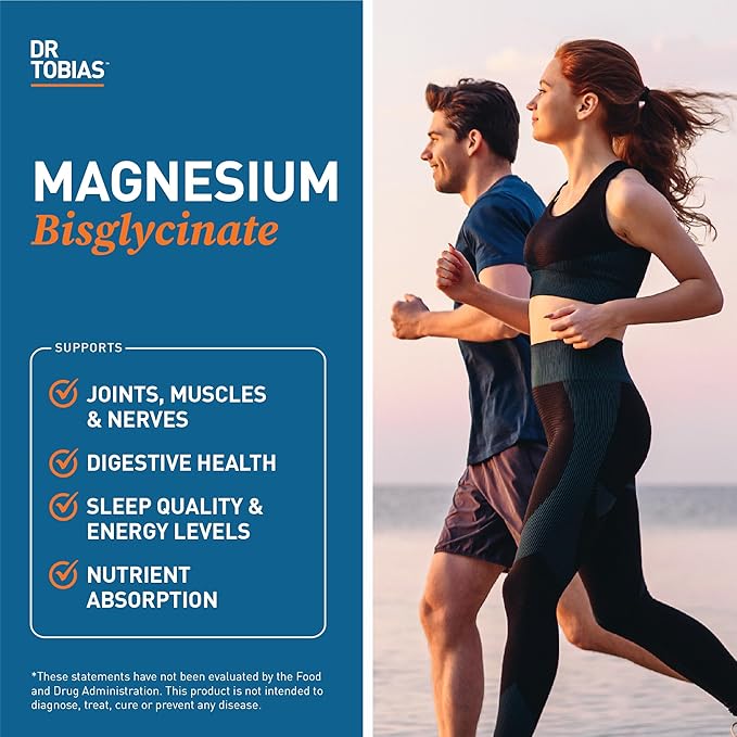 Dr. Tobias Omega 3 Fish Oil &amp Magnesium Bisglycinate Supplements High Absorption Supports Heart Brain Immune Energy Muscle Bone &amp Joint Health Non-GMO
