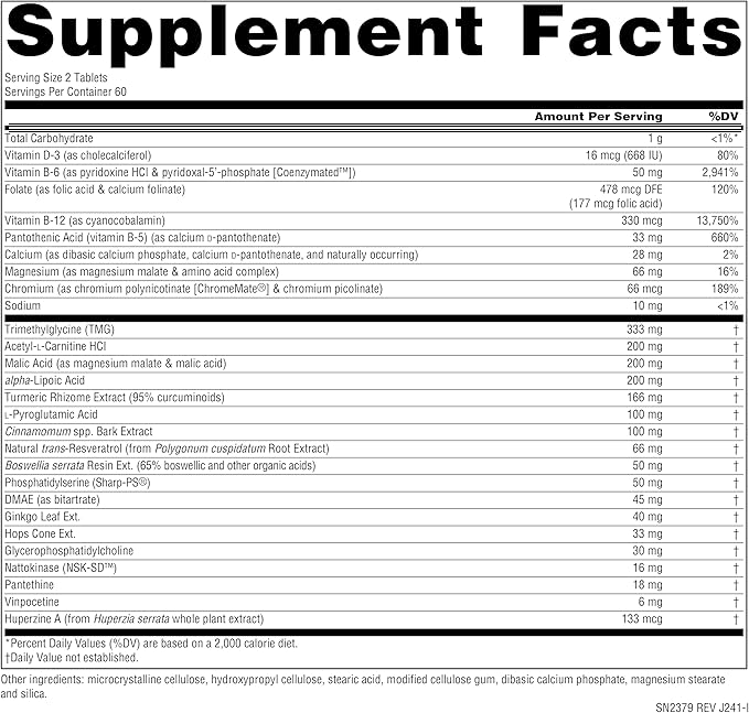 Source Naturals Ageless Mind for Memory &amp Cognitive Function* - 120 Tablets
