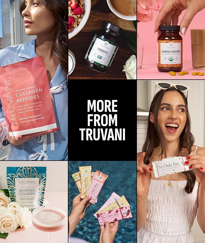 Truvani Organic Vegan Protein Powder | Chocolate | 20g Plant Based Pea Protein | 18 Servings | Keto | Gluten &amp Dairy Free | Low Carb | No Added Sugar