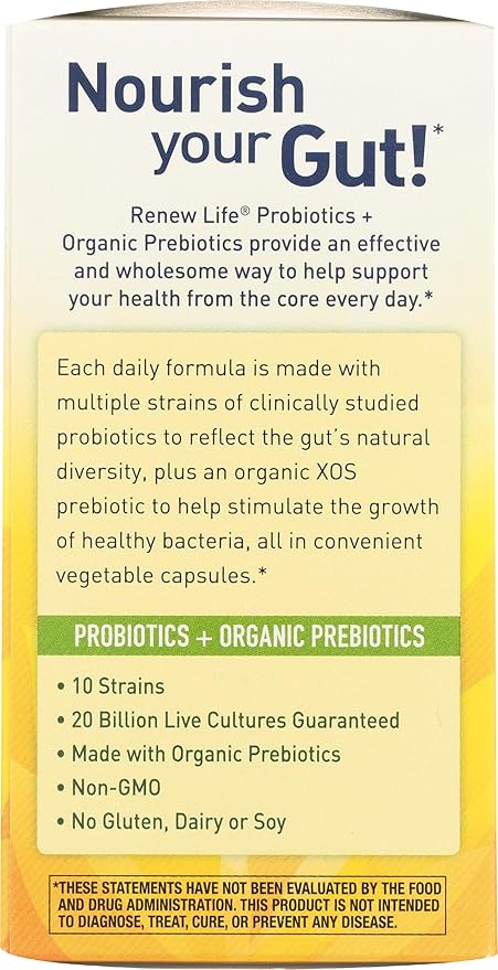 RENEW LIFE Return to Regular Probiotic 60 CT