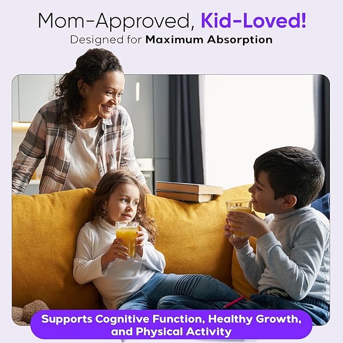 Kids multivitamin | 32 Fl.oz (960ml) | Children’s Favourite Liquid multivitamin Formula | Ensuring Daily Essential Nutrition for Kids | Free from Allergens Artificial Colors &amp Flavors