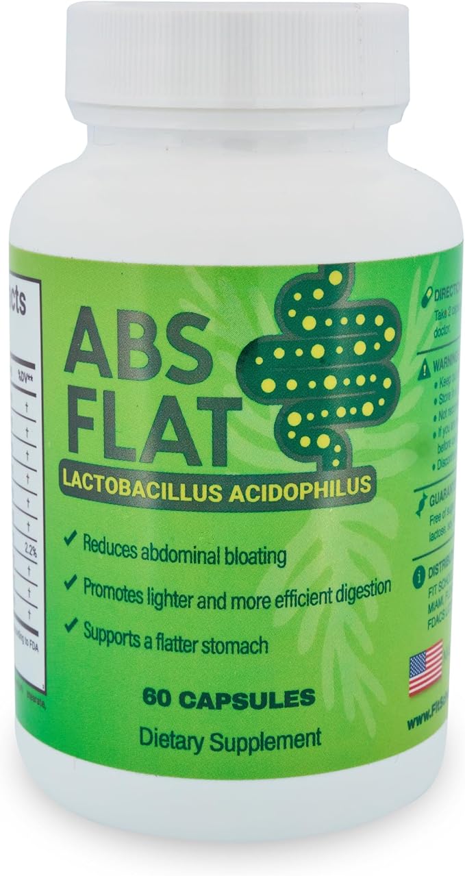 Lactobacillus Acidophilus Probiotic Supplement 60 Capsules Digestive Support