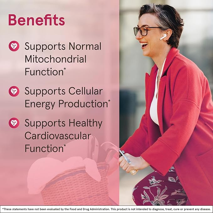 Jarrow Formulas Co-Q10 100 mg - Antioxidant Support for Mitochondrial Health Cellular Energy Production &amp Healthy Cardiovascular Function - 60 Veggie Capsules - Non-GMO - Gluten Free