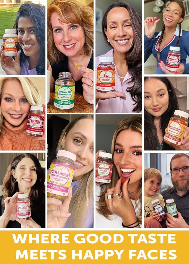 Lunakai USA Made Vitamin D3 Gummies 2000 IU - Non-GMO Gluten-Free Vitamin D Gummies for Women &amp Men - Bone Immune &amp Energy Support 60ct