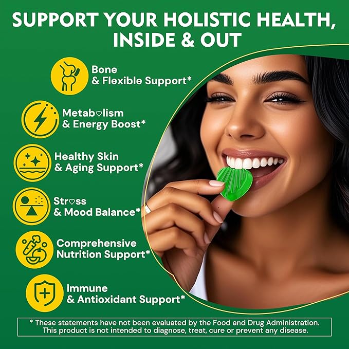 1Pack Liposomal Fisetin 200mg Liquid Gummies + 2Pack Moringa Gummies 1000mg Sugar Free