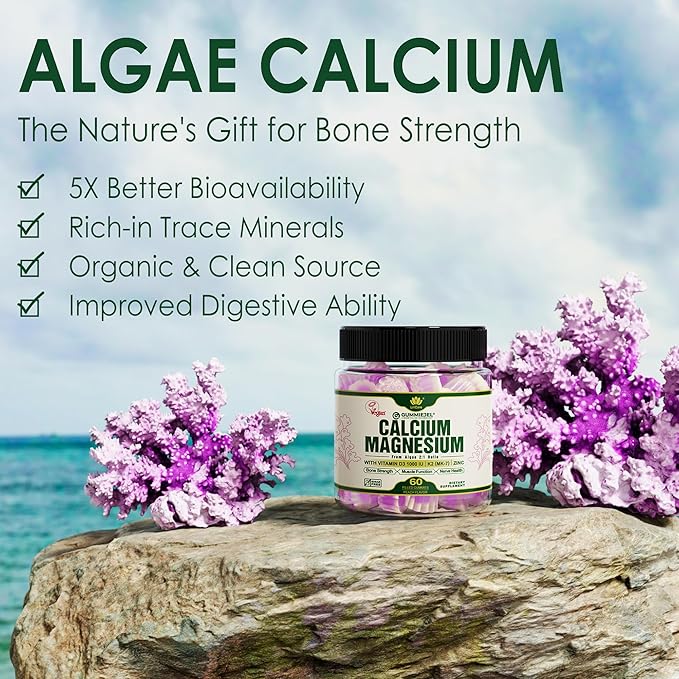 1 Pack Plant Based Calcium Gummies &amp Sulforaphane with Glutathione Gummies
