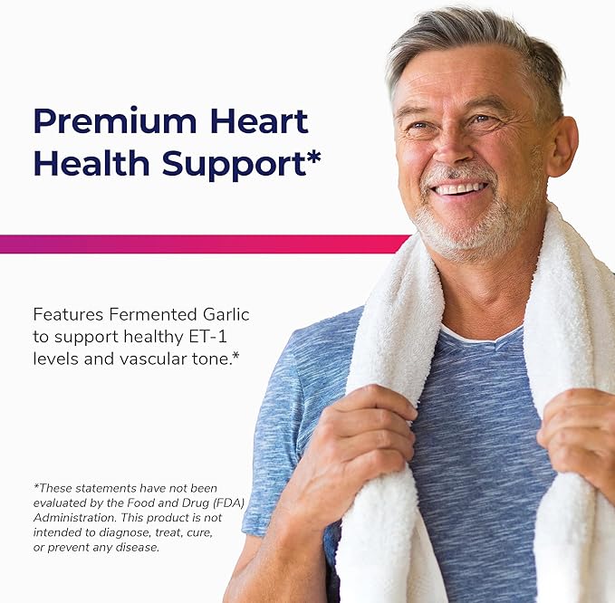 Vaso Calm - Healthy Blood Balance Supplement - Features Fermented Garlic Celery and Grape Seed Extract Hibiscus and Vitamin K2 - Made in The USA 180 Capsules