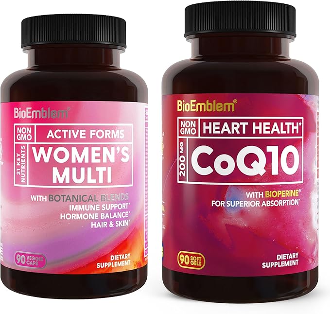 BioEmblem CoQ10 and Women's Multivitamin