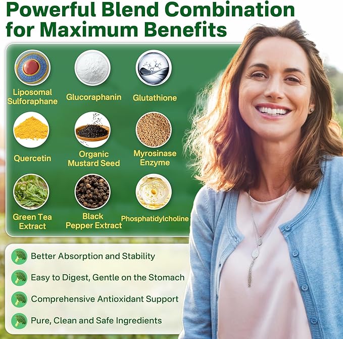 1 Pack Womens Multivitamin Gummy &amp Sulforaphane with Glutathione Gummies