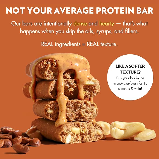 B.T.R. Nation Vegan Keto Plant Based High Protein &amp High Fiber Bars - Cinnamon Cashew Crunch Protein+ | 12 Bars | Low Carb &amp GF Free of Sugar Alcohols Dairy Soy and with Powerful Superfoods